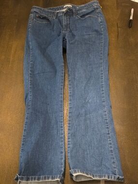 Women’s Blue Denim Jeans - Classic Straight Leg  10 Petite